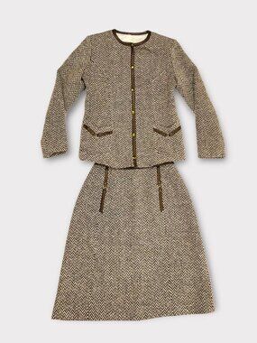 Vintage 1960s Country Set Skirt Suit